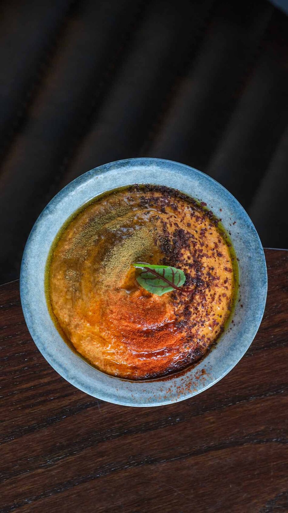 Spicy Hummus with Sumac and Olive Oil